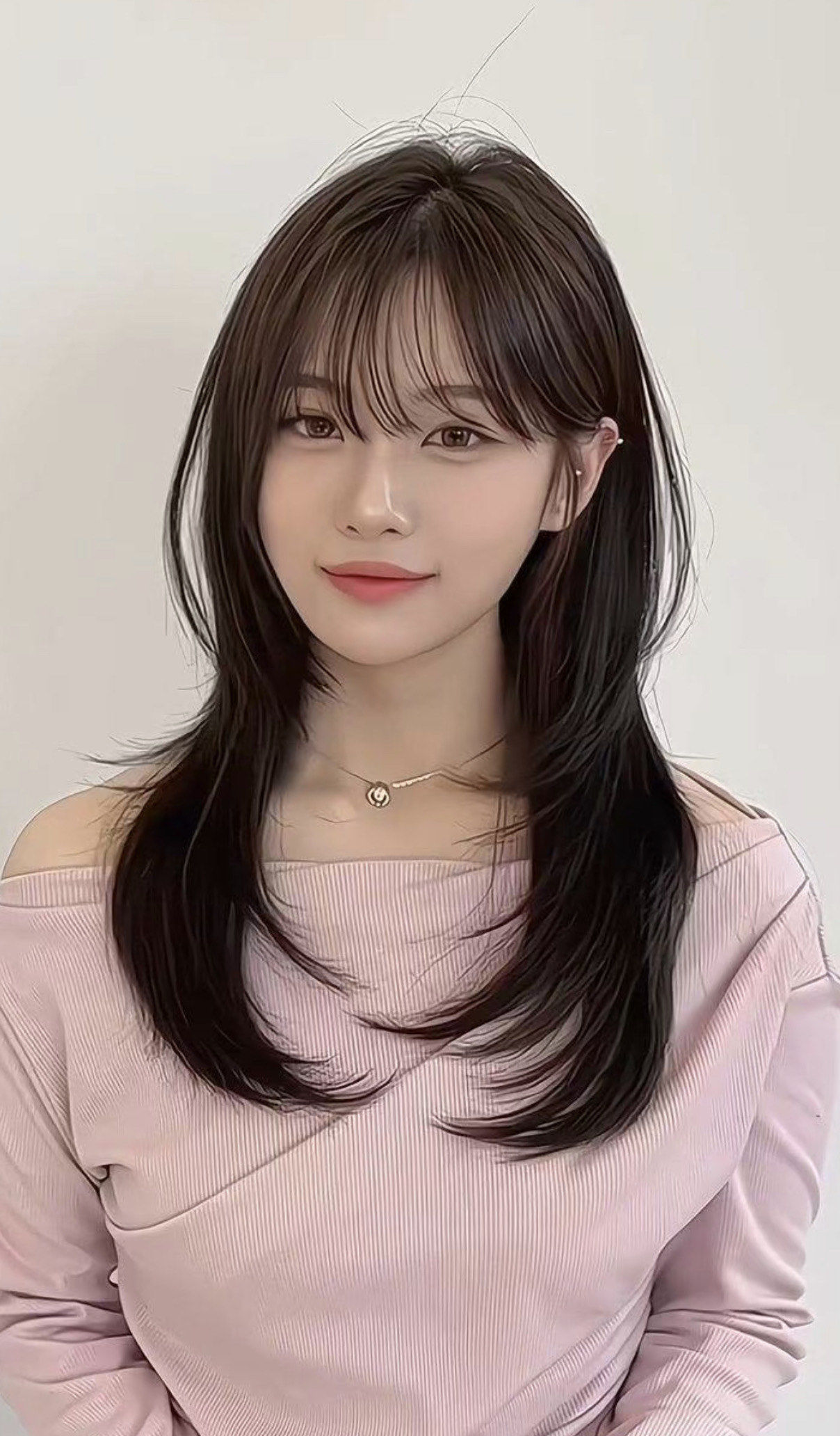 甜美淑女的一款中长发让你找回初恋的感觉女生中长发发型