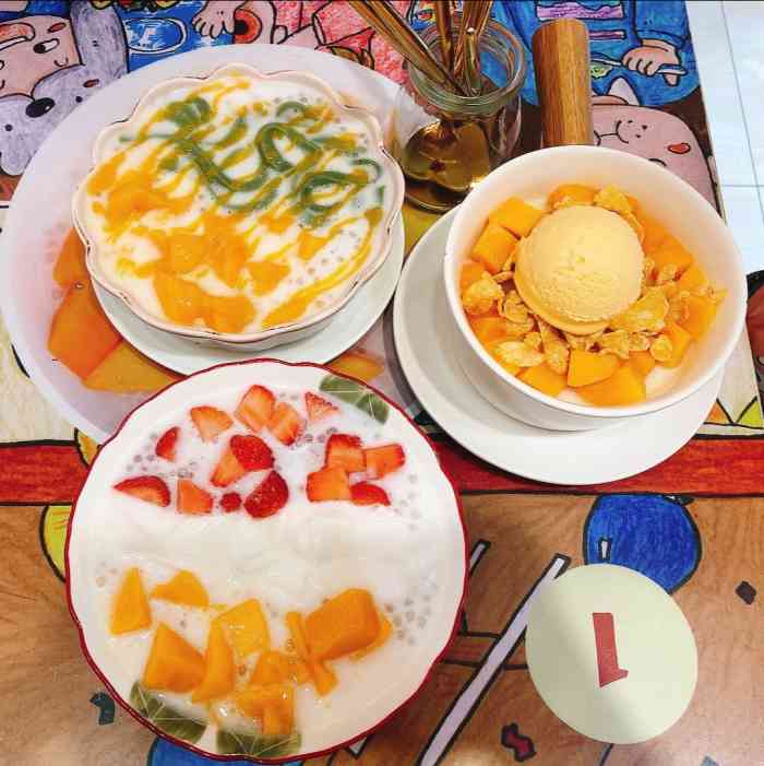 甜心妈妈星级甜品(北京路总店)-"吹爆甜心妈妈甜品,装潢可爱,人爆满