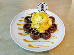 仲夏芒果鬆餅-Dazzling Cafe 蜜糖吐司专卖店
