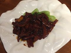 京葱蹄筋烧海参-又一福烤鸭·北京菜(东四店)