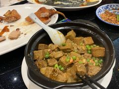 石磨自制黑豆腐-丰食农家乐
