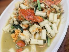 三门膏蟹炒年糕-谢记上海大排档(长寿路店)