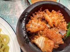 油爆猪皮-浩海火烧云傣家菜(京广店)
