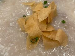 窩蛋冬菜牛肉粥-粤财皇冠假日酒店·彩华轩中餐厅