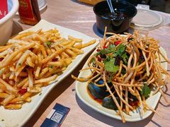馓子拌皮蛋-巴厘龙虾·榜首油焖大虾(青山店)