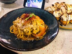 芝士蘑菇鲜虾意大利面-BE BRIGHT KITCHEN(正佳广场店)