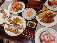 -广州万富希尔顿酒店·感趣自助餐厅·金秋蟹宴生蚝海鲜刺身