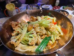 香锅花菜-绿茶餐厅(乐峰广场店)