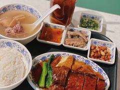 烧鹅拼油鸡饭-裕.鹅庄