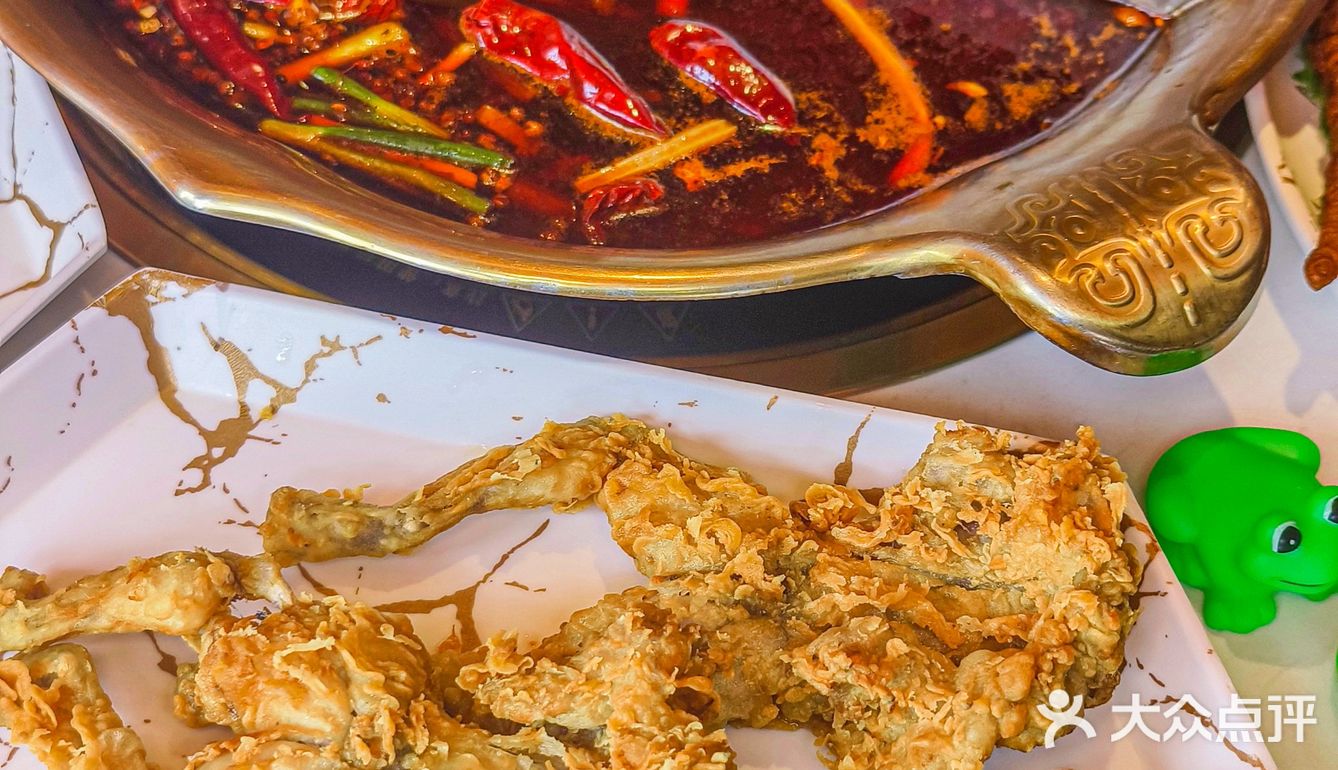 在广州‼️食牛蛙会反复来的店‼️