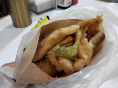 -小红车炸蛋葱油饼