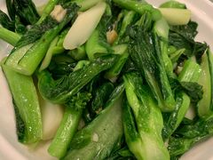 蒜蓉炒迟菜心-金河半岛园林酒家(金融城店)