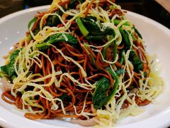 鸡毛菜肉丝炒面-徐记私厨(半淞园路店)