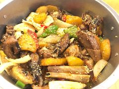 -炕锅羊肉土火锅面片大王