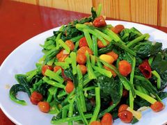 果仁菠菜-玫瑰红烤羊排(北新桥三条店)