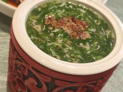 荠菜桃胶黄鱼羹-小厨娘淮扬菜(天印大道店)