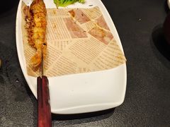 烤深海大虎虾-开海·红岛海鲜虾水饺(石老人店)