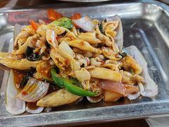 豉椒炒圣子皇-蚝得喜海鲜(东城店)