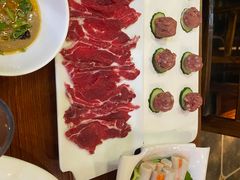手切新鲜羊肉-老北京涮羊肉炭火蛙锅(方塔街店)