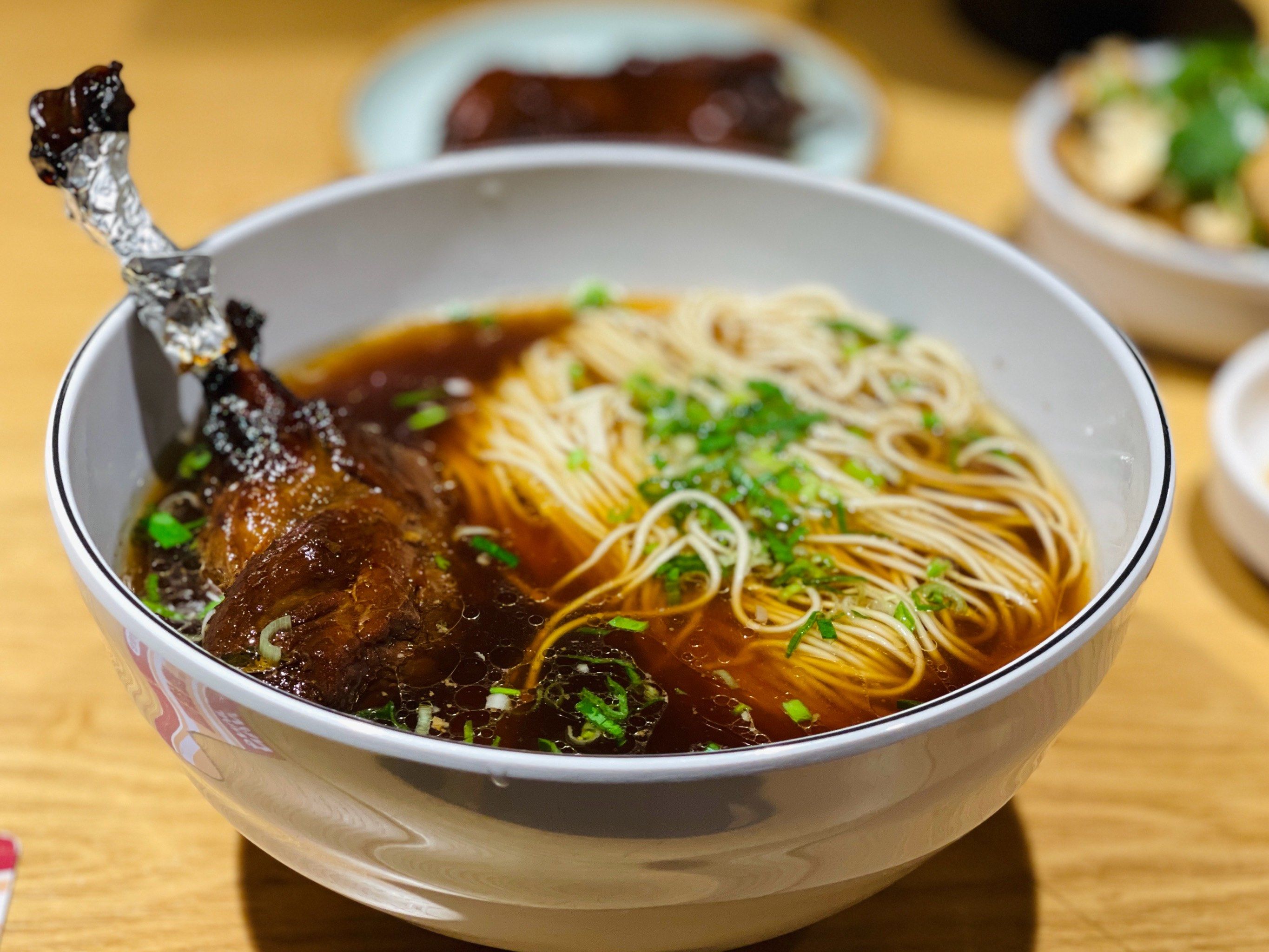一碗鸭腿面温暖我的胃