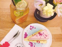 玫瑰乳酪和金桔西柚柠檬气泡水-W CAFE(甜爱路店)