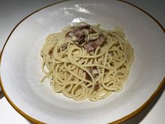 奶油蘑菇培根意面-秀儿家の小确幸花园西餐厅