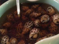 古越陈酿煮花螺-杭州西子湖四季酒店·金沙厅