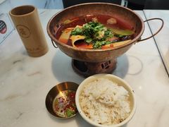 香菜牛肉-成都你六姐·牛肉冒菜·麻辣香锅(长泰广场店)
