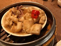 虾酱蒸鱿鱼-金燕岛潮州酒楼