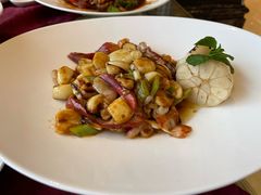 蒜炒马贝-皇朝海鲜酒店