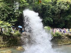 -小七孔景区-六十八级跌水瀑布