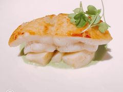 炙烤冰岛比目鱼-Jean Georges