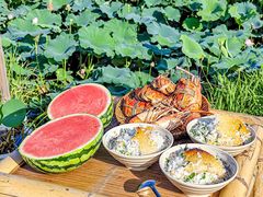 -七的湖·晚芳亭·阳澄湖农家菜·大闸蟹(莲花岛店)