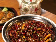 独家招牌牙签肉-老九巷川小馆(万松园店)