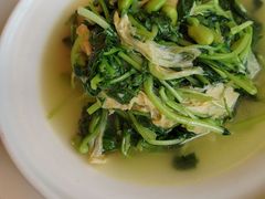 鸡毛菜豆米炒油皮-冶春茶社(官园桥店)