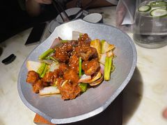 蒜香蜜汁排骨-绿茶餐厅(城西银泰城店)