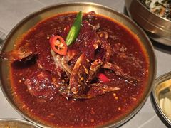 -草家酱蟹炭火烤肉店(珲春南路一店)