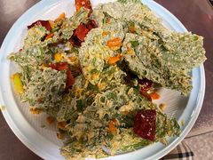 炸桑叶-何炜小炒