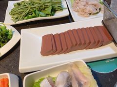 重庆鸭血-锅说大脸毛肚重庆老火锅(佐阾店)