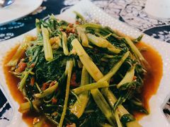 虾味炒空心菜-滇道云南特色料理(康定路店)