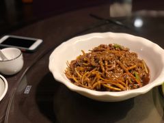 馓子牛肉丝-刘胖子家常菜(金色港湾店)