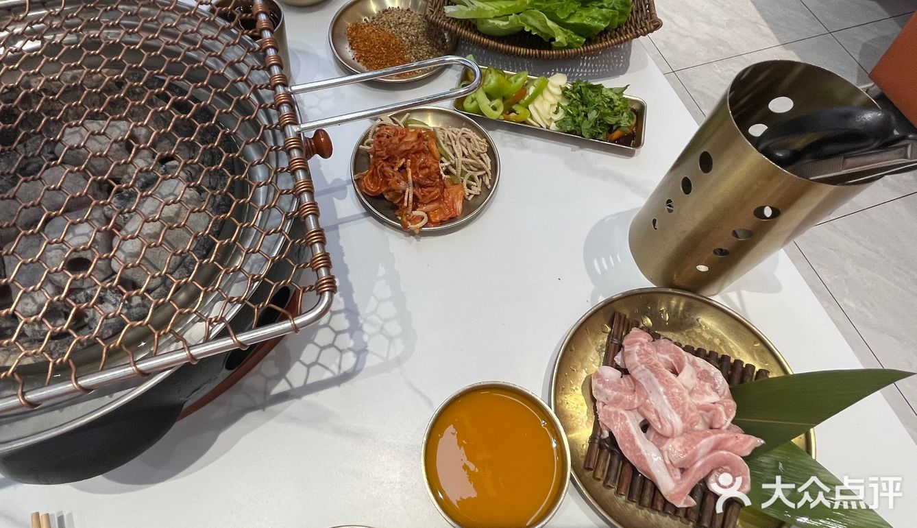 光顾n次的烤肉店