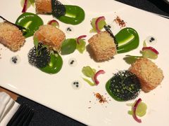 挪威三文鱼配法葱酱汁-AZUL by FUEL蓝色·法式酒馆(琶醍店)