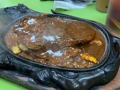 铁板西冷牛扒-胜利茶餐室