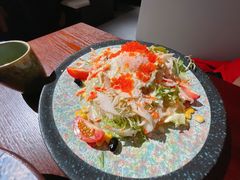 温泉蛋蟹肉沙拉-炙柒Sekinana·精致料理 烧鸟·铁板烧(海上世界店)