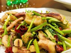 干煸鱿鱼爪-晚归月亮湾私家菜(临邑路店)
