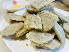 老北京炸灌肠-京门老爆三·铜锅涮肉 爆肚(安贞桥店)