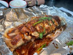 酱烤活鲈鱼-新白鹿餐厅(虹桥南丰城店)
