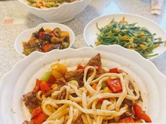 彩椒牛肉清拌面-文三里屯面馆(三里屯店)