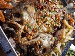 -东来菜馆•手抓海鲜家常菜•海鲜锅贴(鸽子窝店)